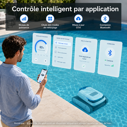 PureBotic PoolBot — Robot de piscine automatique sans fil
