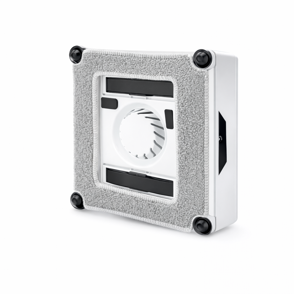 Lot de 6 chiffons microfibres carrés haute densité compatibles robots lave-vitres GlassBot S300 / GlassBot S380