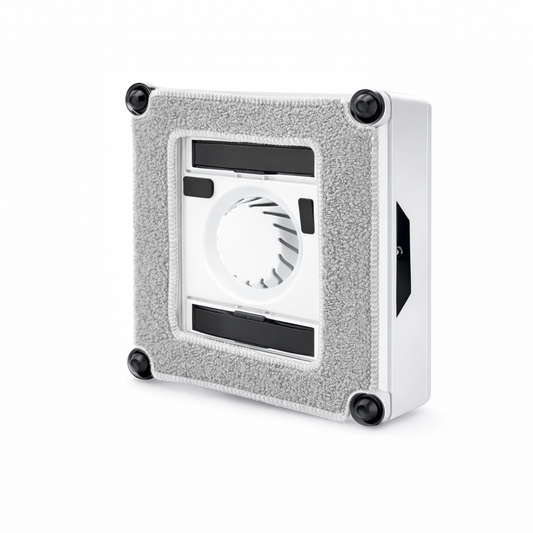 Lot de 6 chiffons microfibres carrés haute densité compatibles robots lave-vitres GlassBot S300 / GlassBot S380